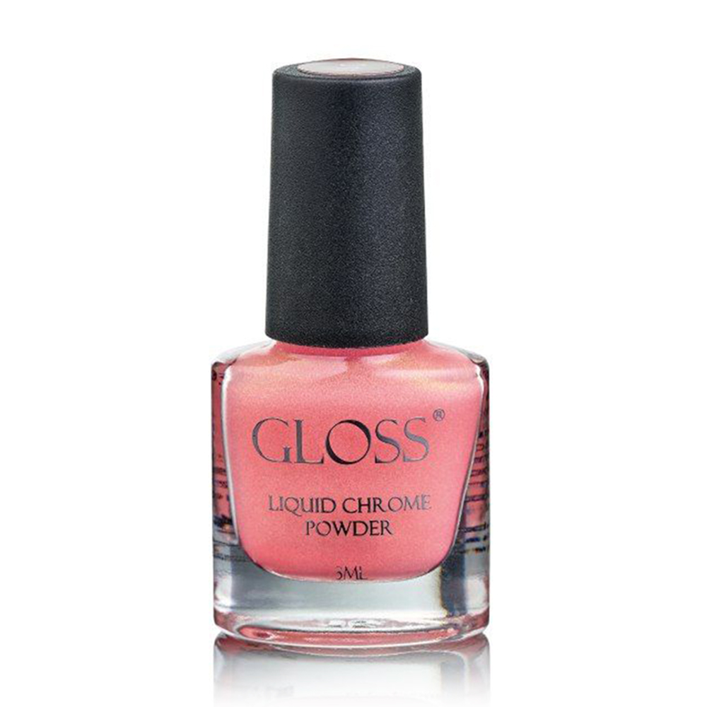 Уцінка! Рідка втирка для нігтів Gloss Liquid Chrome Powder 011, 3 мл